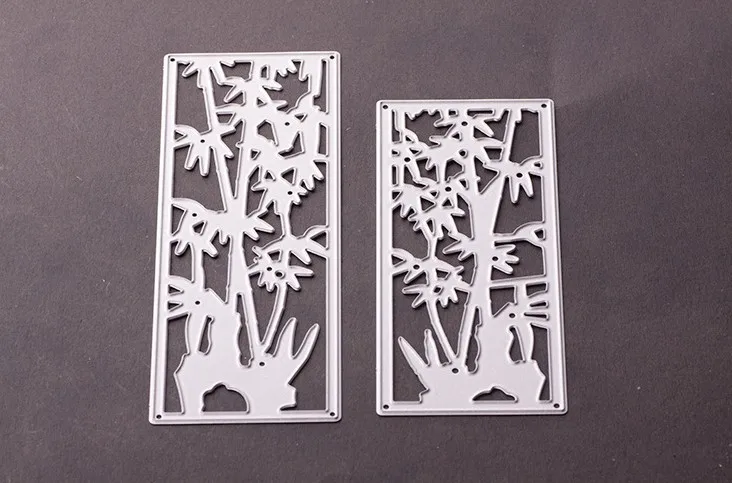 Дерево цветы металлические поделки бамбуковые режущие матрицы для рукоделия