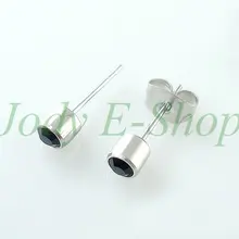 Серьги-каффы для ногтей модные серьги пирсинг ушей кольцо 316L нержавеющая сталь 500 шт/партия смешанные