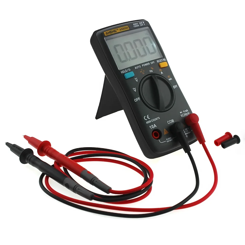 

AN8000 AN8001 AN8002 AN8004 Auto Digital Multimeter Backlight AC/DC Transform Ohm Ammeter Resistance Capacitance Test