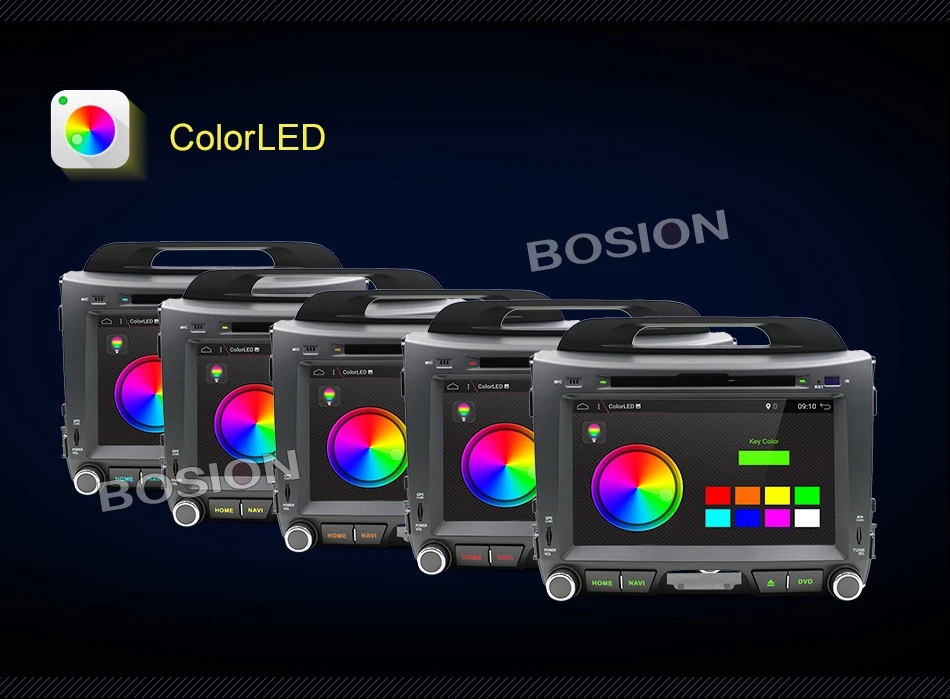 Top 2 din car radio gps android 7.1 car dvd for kia sportage R 2014 2011 2013 2015 car multimedia player with wifi bluetooth 7