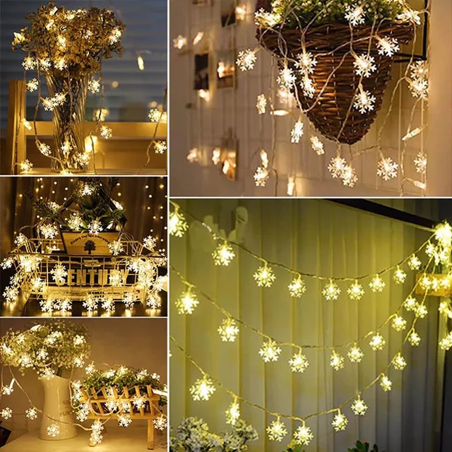 Aliexpress.com : Buy 10/20/40 LED Lights Christmas Tree Decorations 10/20/40 LED Lights Christmas Tree Decorations For Home Snow String New Year 2019 Decoration Wedding Light Halloween Festival - Aliexpress.com : Buy 10/20/40 LED Lights Christmas Tree Decorations