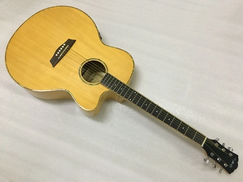 42 дюймов Крупногабаритные акустические электрогитары с эквалайзером|jumbo guitar|guitar