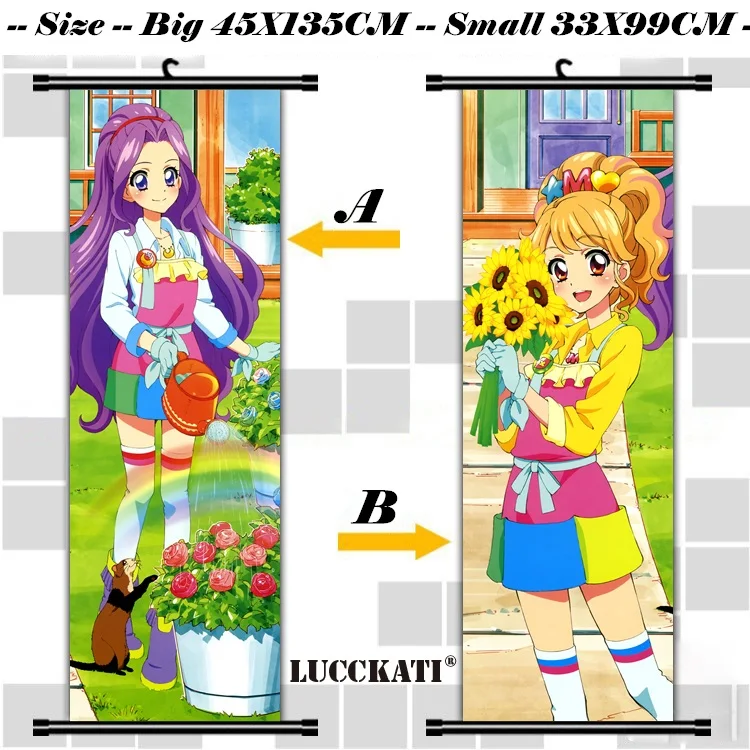 45x135 см aikatsu aidoru katsudou Восход лоли Лолита cameltoe Мультфильм Аниме Арт стены картину