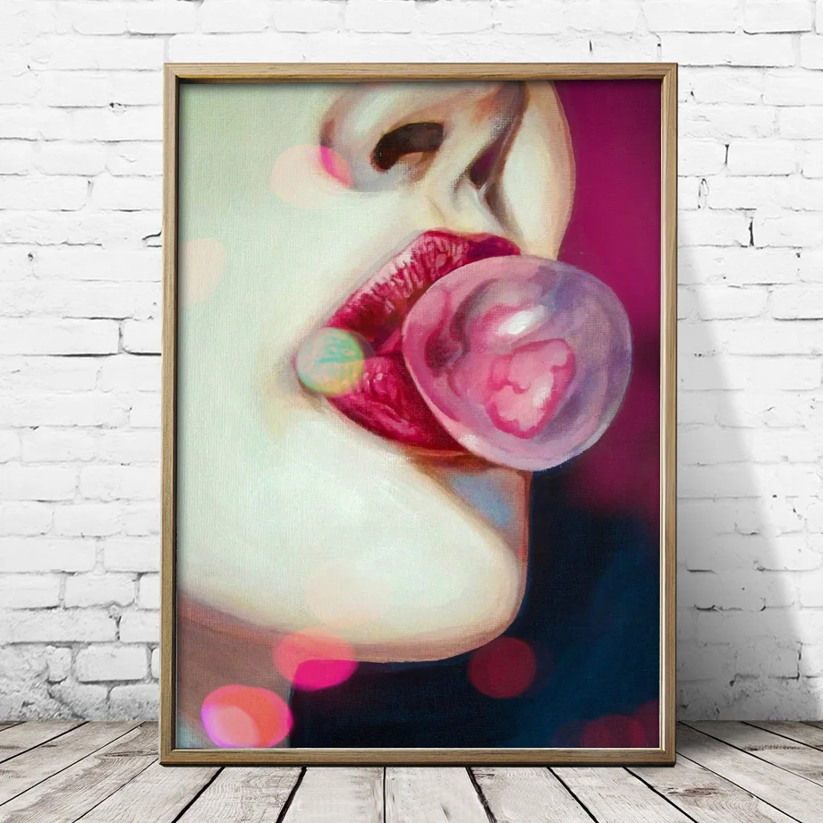 

Sexy Movie The Night Porter Bubblegum Wall Art Canvas Painting Nordic Posters And Prints Wall Pictures For Living Room Decor