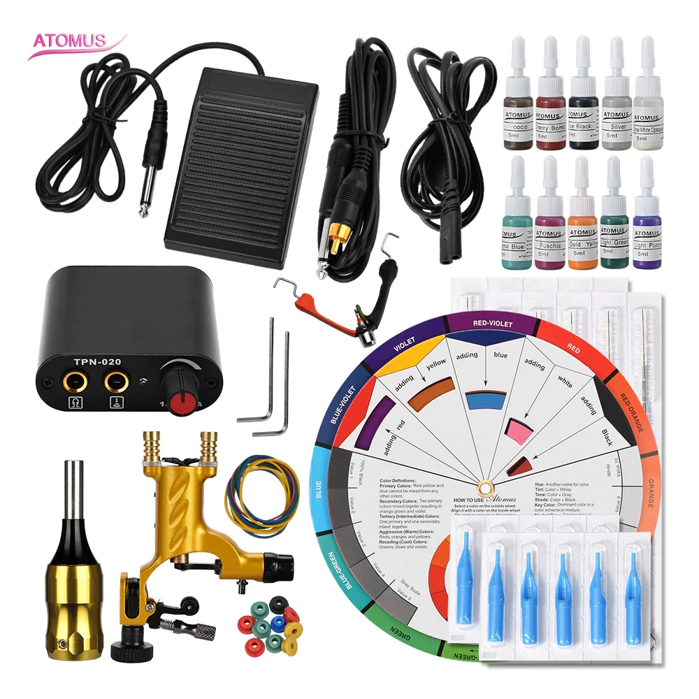 

Tattoo Machine Rotary Kit Tatuagem Tools Equipamento Maquina Support A Tatouer Tatu Equipo Para Tatuar Rotary Tattoo Pen Set Kit