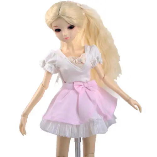 

[wamami] Lolita Pink Dress Japanese Japan Uniform Anime For 1/4 MSD BJD Dollfie