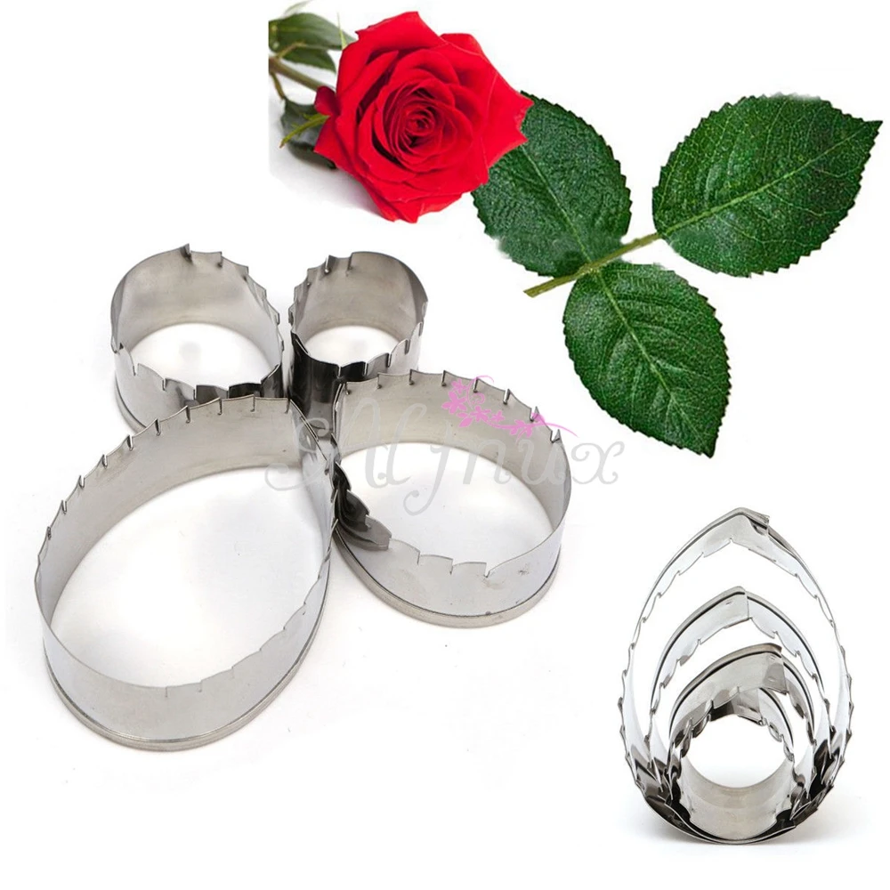Stainless Steel Rose Serrated Flower DIY Cake 1Pcs Fondant Cutter