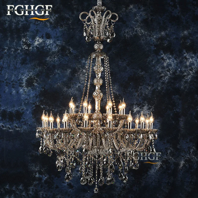 Modern Crystal Chandelier Light Luxury Chandeliers Lamp Clear Color Candle Lighting Lustre E14 E12 for living room Bedroom Hotel (6)