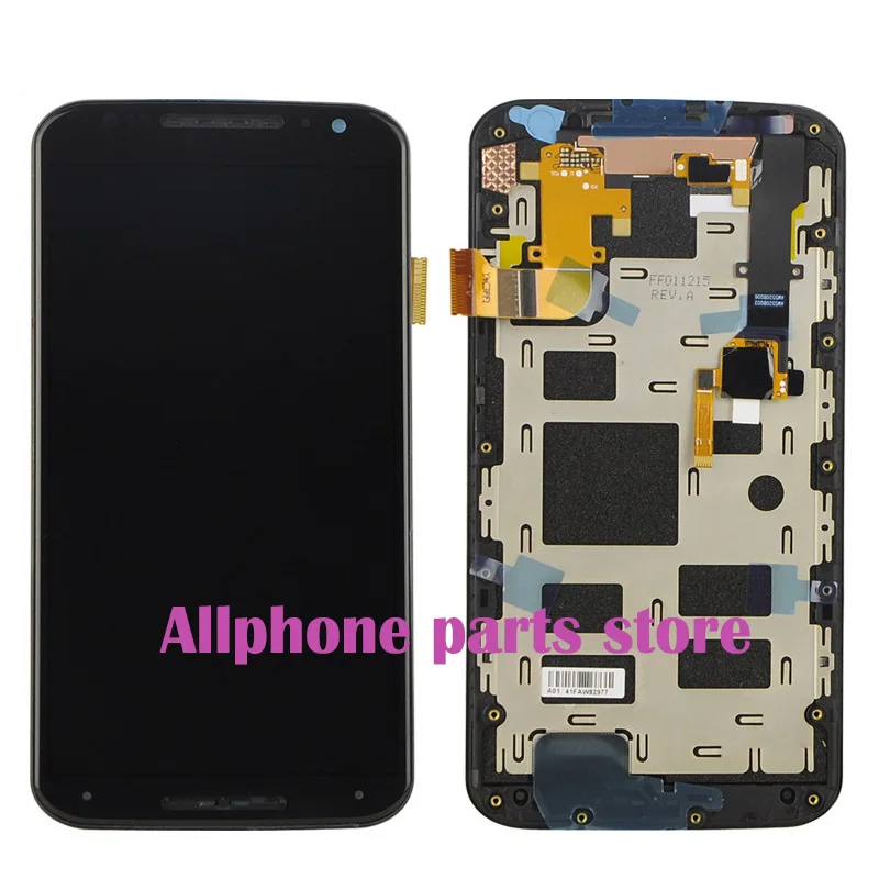 Черно белый ЖК дисплей для Motorola Moto X2 Lcd X + 1 XT1092 XT1095 XT1097 кодирующий преобразователь