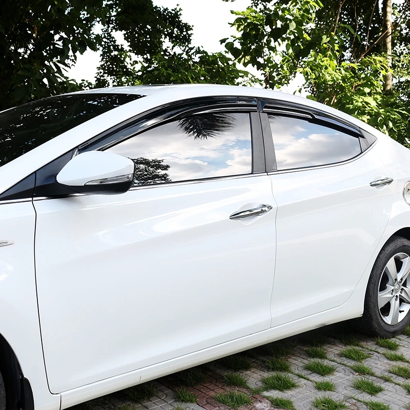 Для hyundai Elantra 2016 2017 2018 хромированное автомобильное окно солнцезащитный козырек