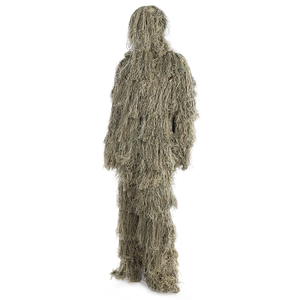 Камуфляж Охота Ghillie костюм Снайпер камуфляж CS военная форма армия джунгли