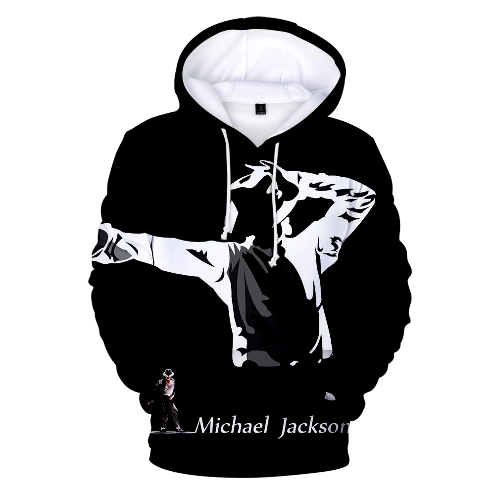 Michael Jackson Hooded Sweatshirt Male pullover Keep warm Hoody Singer Michael Jackson Hip Hop Harajuku Men Streetwear