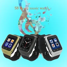 Android 4.4 Dual Core Smart Watch ZGPAX S8 Wristwatch Mobile Phones Smartwatch Supports GSM 3G WCDMA Bluetooth 4.0 Wifi Camera