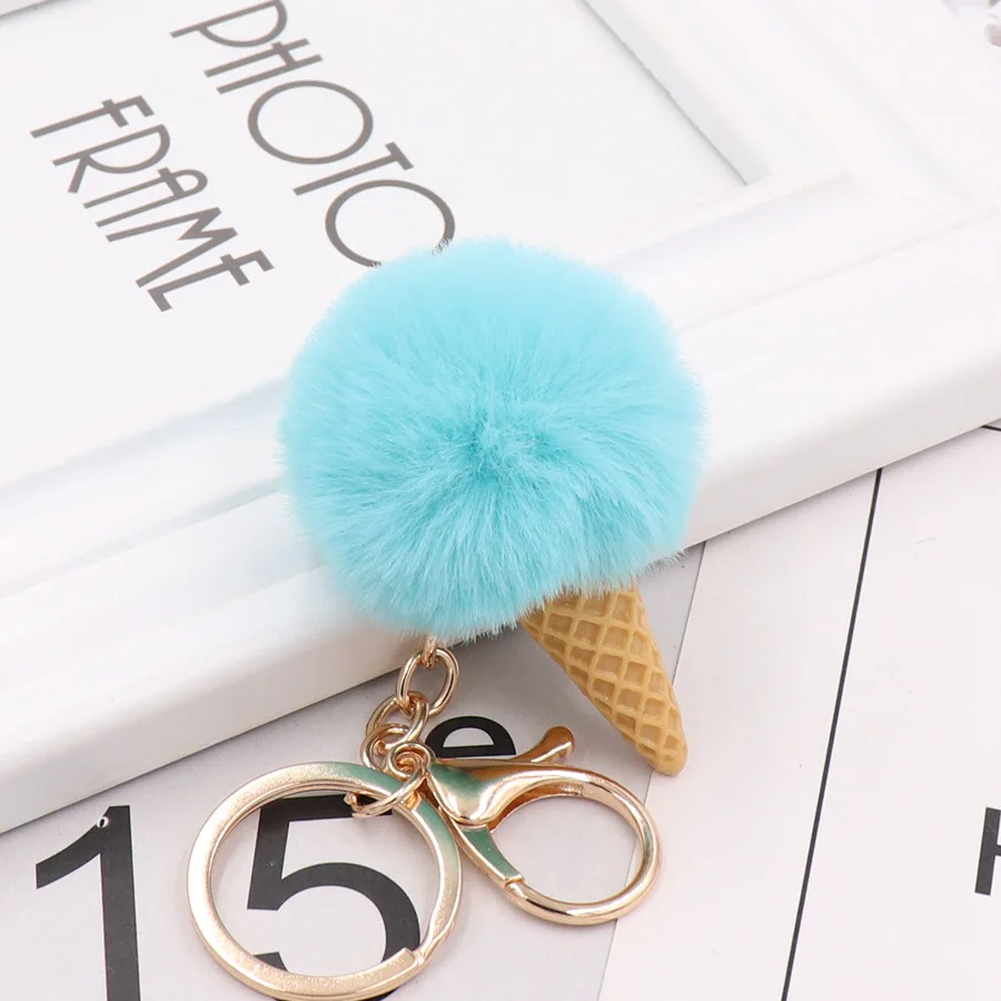 Unicorn Pom Pom Keychain – mBell-ish