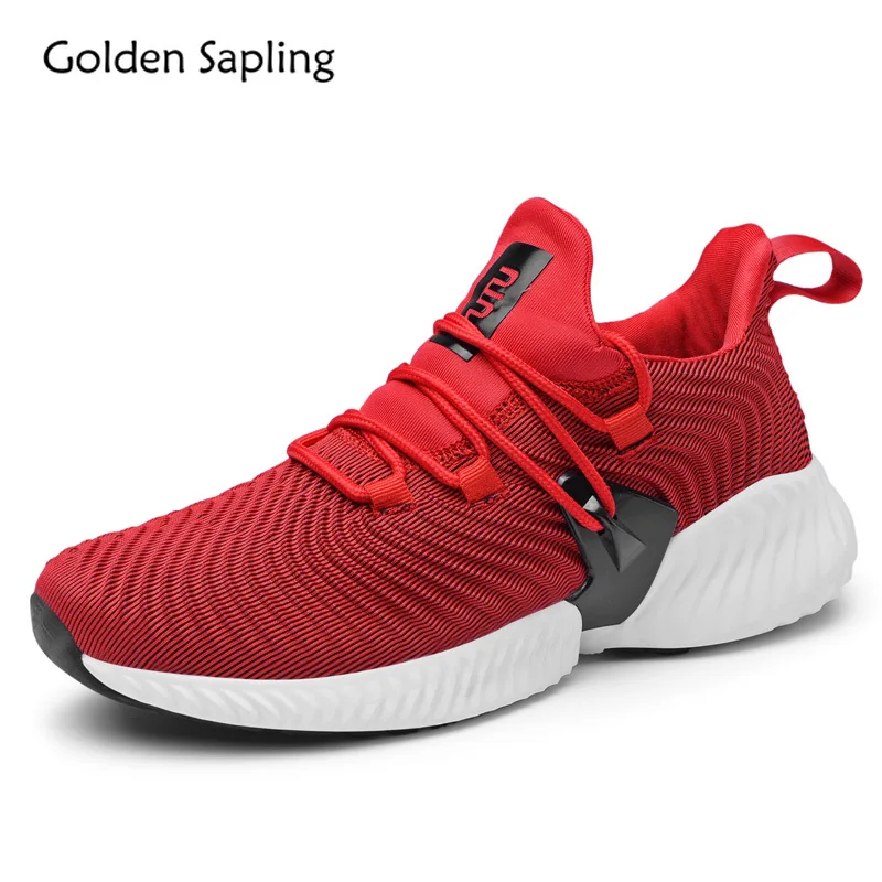 

Golden Sapling Lightweight Sneakers for Men Air Mesh Men's Running Shoes Breathable Rubber Fitness Runner Sneaker Man Sport Shoe