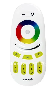 

2.4GHZ 4-zone RGBW remote;used with 2.4GHZ RGBW receptor