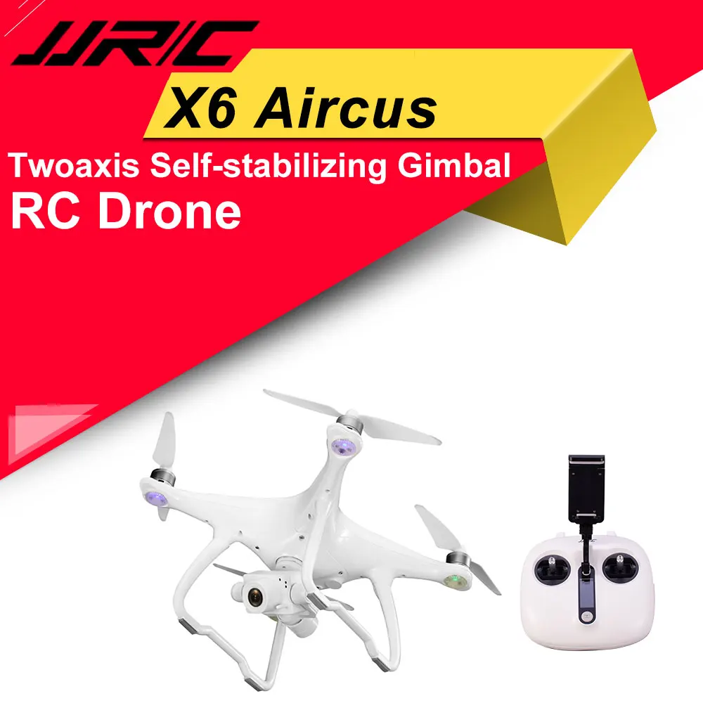 Квадрокоптер JJRC X6 Aircus 5G WIFI FPV 4K с широкоугольной камерой двойным GPS