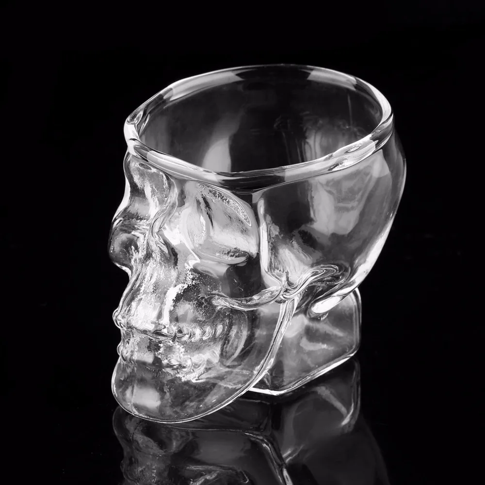 

Crystal Skull Head Shot Glass Cup For Whiskey Wine Vodka Transparent Home Drinking Ware Novelty Mug Gift Cup