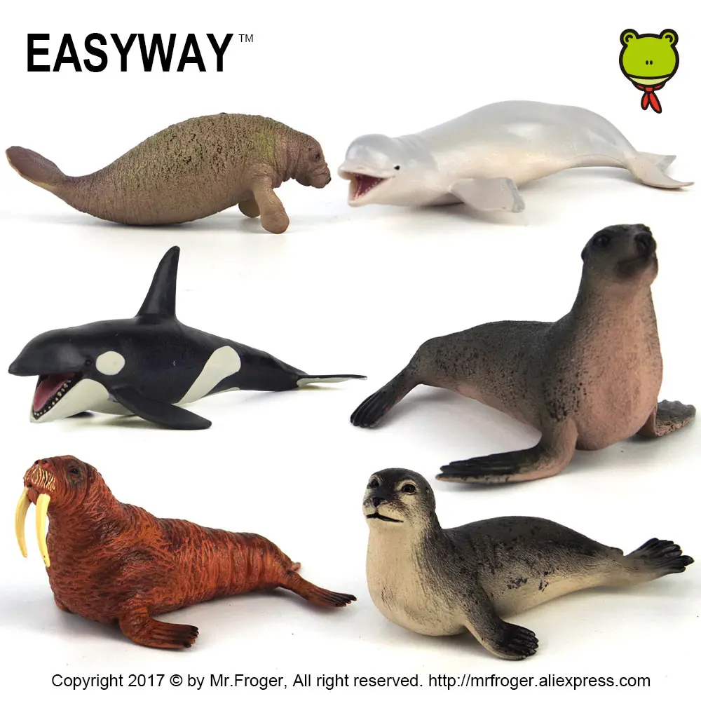 EASYWAY Sea Life Животные Фигурки ПВХ пластиковая акула игрушка для детей мальчик Рыба