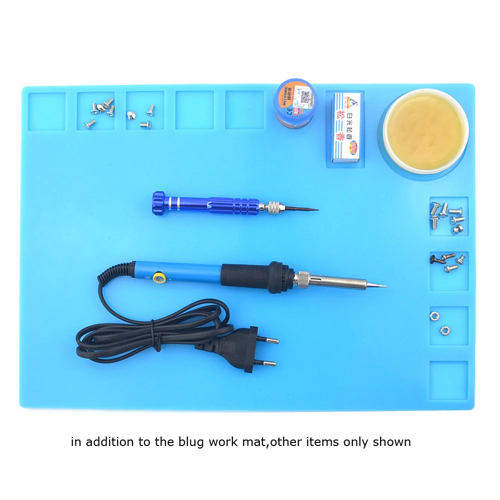 

Heat-resistant BGA Soldering Station Soldering Pad Silicone Heat Gun Insulation Pad Repair Tools Maintenance Platform Desk Mat