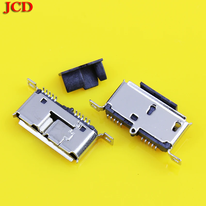 

JCD Micro USB 3.0 Jack Sockect Tail Charging Port Mobile Hard Disk Interface 3.0 Micro Connector Female 180 Degree Vertical