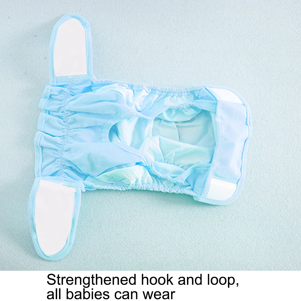 Новый Водонепроницаемый одноцветное Узорчатая ткань брюки младенческой 3 слоя дышащее нижнее белье
