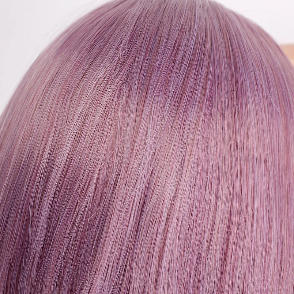 I's a wig Long WavySynthetic Lace Front Wigs Purple Lace Wig For Black /White Women can Cosplay Wave Pink Brwon Wigs