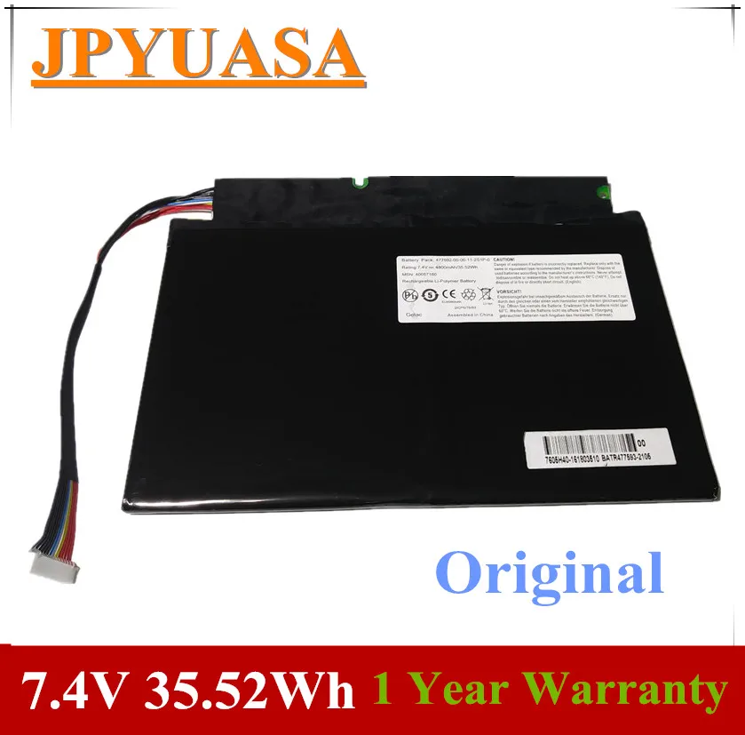 7xinbox 7 4 V 4800mAh 35 52 WH оригинальный 477592-00-00-11-2S1P-0 Аккумулятор для ноутбука Medion 40057160