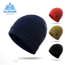 AONIJIE Winter Knitted Hat Hiking Caps Men Women Windproof Thick Warm Running Caps Outdoor Sports Ski Snowboarding Caps