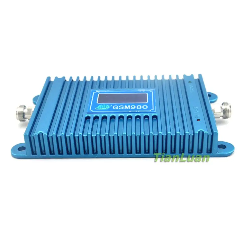 GSM900Mhz 2 جرام الهاتف المحمول GSM980 إشارة الداعم هاتف محمول GSM 900 ميجا هرتز مكرر إشارة مكبر للصوت مع محول الطاقة اللون الأزرق