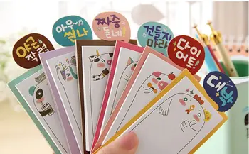

Cute animal Sticky Notes Planner Stickers Memo Pads sticky bookmark Office school papeleria
