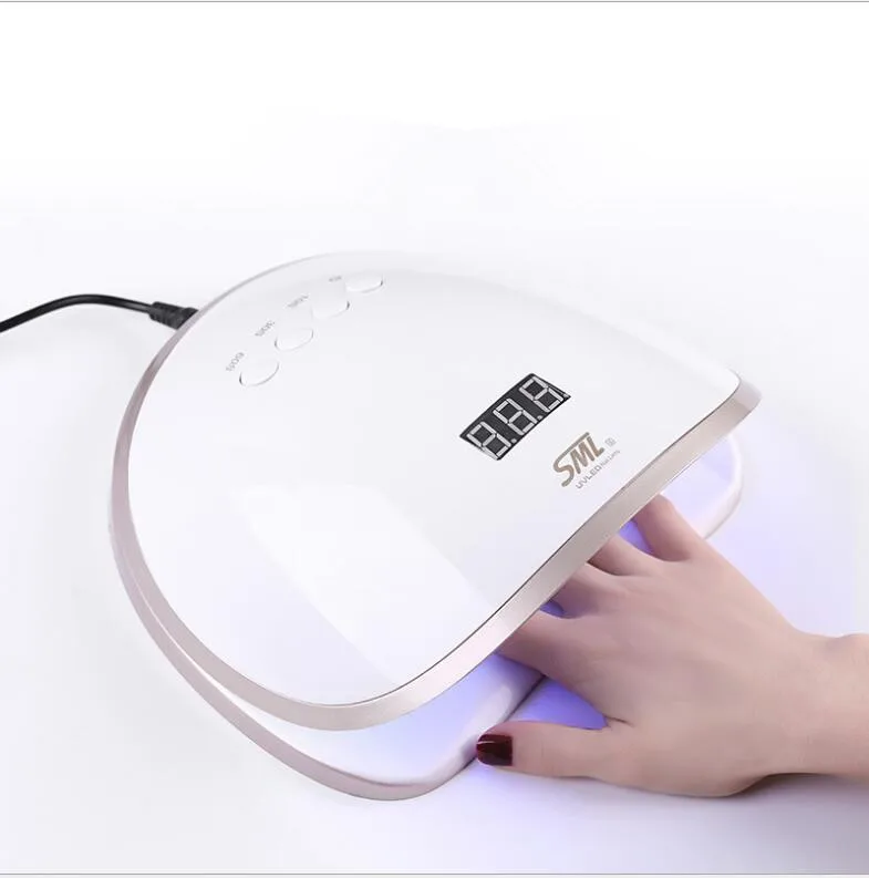 

S8 33leds Uv Led Nail Dryer 48w Curing Gel Polish Ice Nail Lamp Professional Smart Sensor Varnish Manicure Machine
