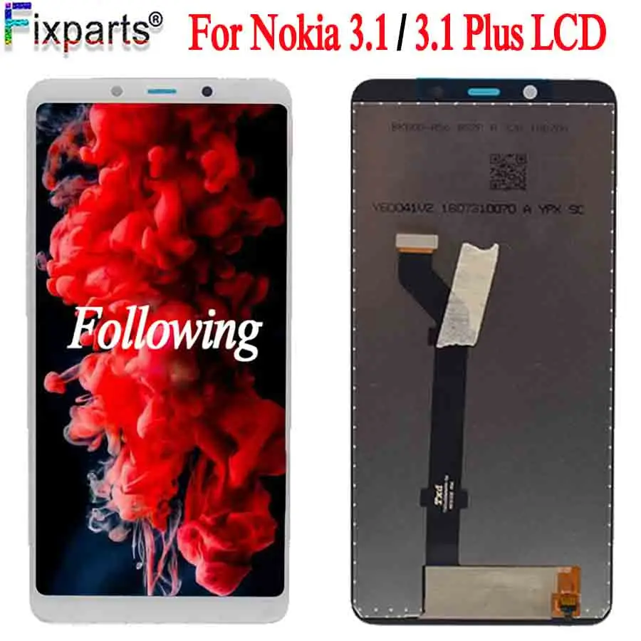 

For Nokia 3.1 LCD Display Touch Screen Digitizer Assembly For Nokia 3.1 Plus LCD Screen Repair Replacement Parts