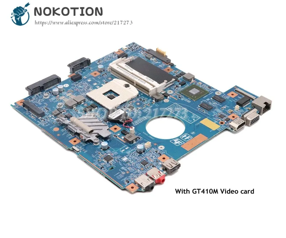 NOKOTION для sony Vaio PCG-61911W VPCEG VPCEG18FG материнская плата для ноутбука HM65 DDR3 GT410M 48.4MP01.021 MBX-250 основная плата