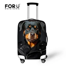 Épais Élastique Voyage Bagages Housse De Protection Appliquer 18 à 30 pouces Cas 3d Animal Chien Imperméable Housse De Pluie pour Chariot valise