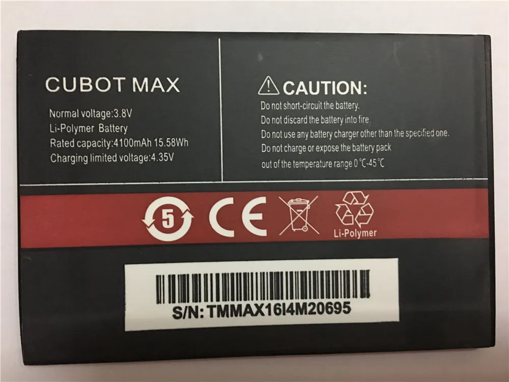 Новинка 100% аккумулятор CUBOT MAX 4100 мАч запасная батарея для смартфона | Мобильные