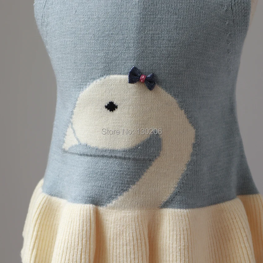 Свитера для маленьких девочек, 2019 весенний и осенний Детский свитер, Детский свитер с изображением лебедя для девочек, жилет