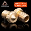 Trianglelab V6 сопло 2,85/3,0 мм M6 резьба большой поток Высокое качество пользовательские модели для 3D принтеров hotend для E3D v6 hotend J-head ► Фото 1/4