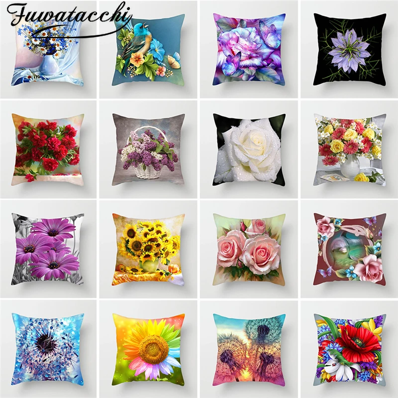 

Fuwatacchi Pillow Cover Paintings Cushion Cover Home throw pillows Randomly Sending