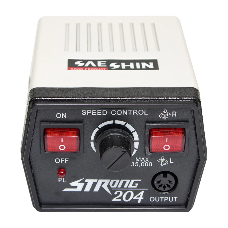 

65W Electric Nail Drill Machine 35000RPM Manicure Gel Polish, Carving, sanding, engraving manicurist Cutter Strong 204 102L-2.35