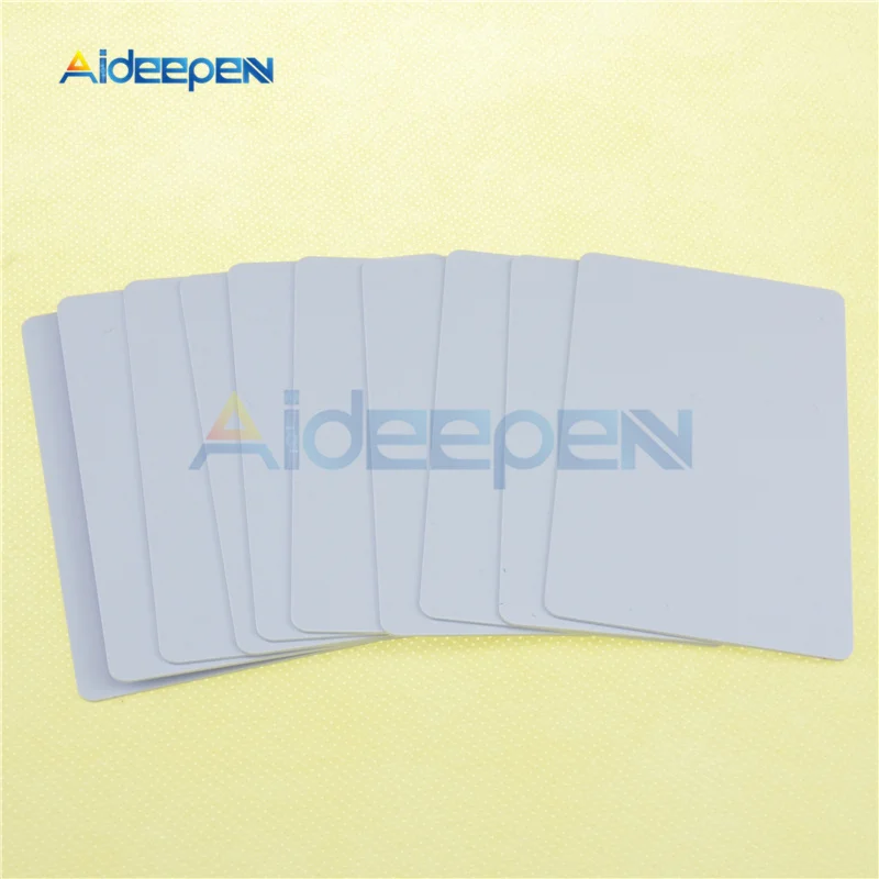 

5/10PCS lot 13.56MHz IC Card NFC Smart Card Changeable Tags For 1K S50 RFID ISO14443A Card For Arduino Smart NFC Phone