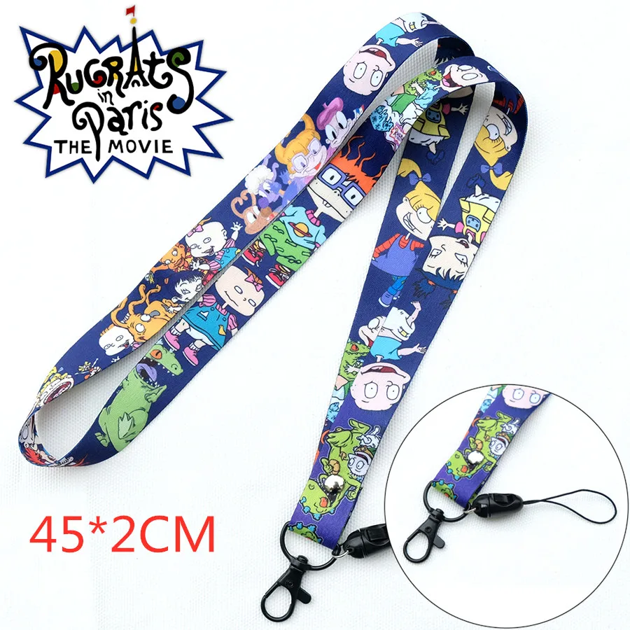 

Cartoon Rugrats in Paris lanyard keychain mobile phone strap key ring id badge holder neck strap