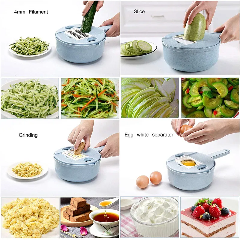 Mandoline Slicer Cutter Chopper And Grater Vegetable Slicer Potato Peeler Onion Grater Vegetable Cutter Kitchen Accessories