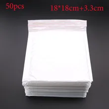 Special Offer! 10pcs / (18 * 18cm + 3.3cm) White Bubble Mail Envelope Bubble Postage Packing Envelope Transportation Bags