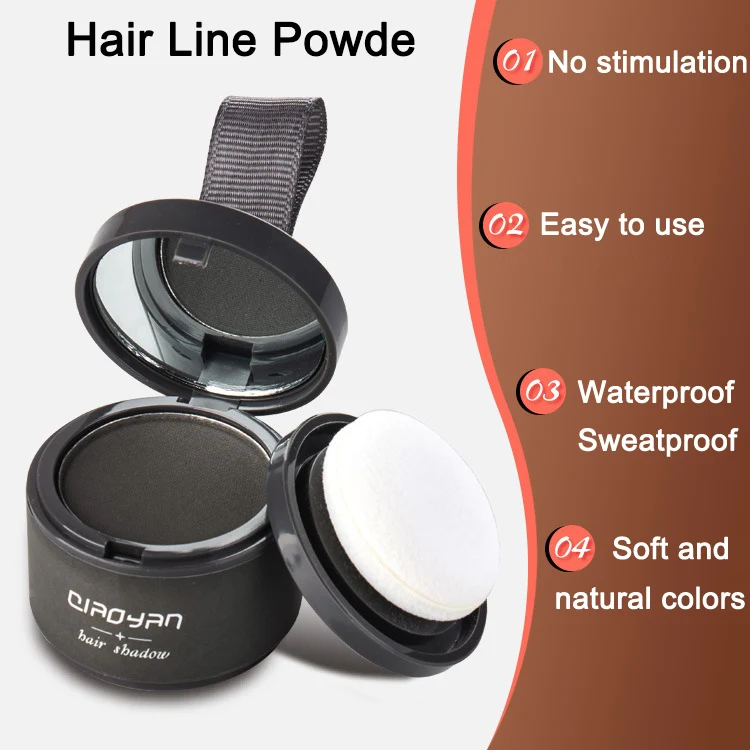 1 шт. тонкая Hairline Shadow Powder мгновенная шапочка для парикмахерской макияж покрытие для корней волос KG66