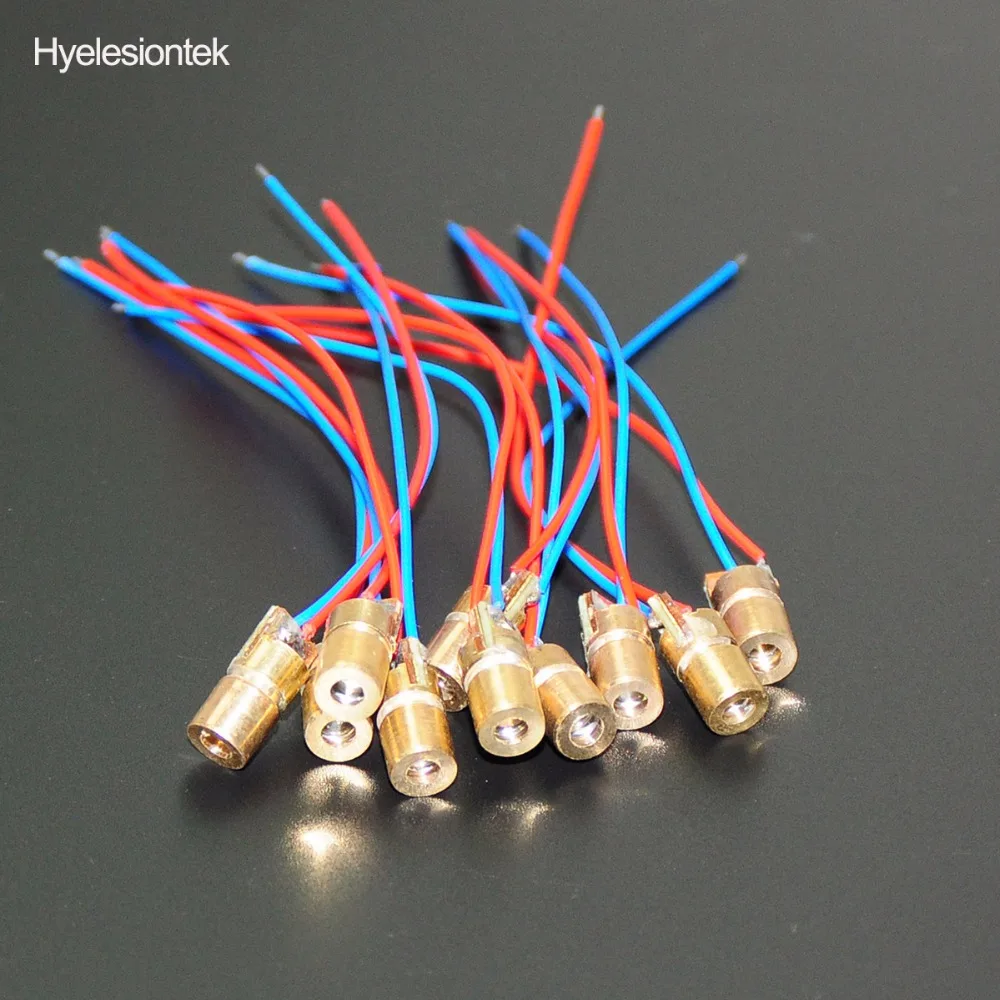 100pcs Laser Diode RED Laser Diodo 5mW Laserdiod 650nm Laser Diodes 6mm