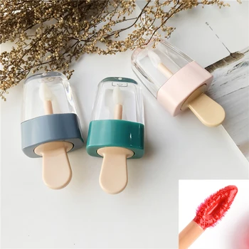 

1Pc DIY Make Up Tool Empty Lip Gloss Tube Cosmetic Ice Cream Transparent Lip Balm Refillable Bottle Containers Cream Jars