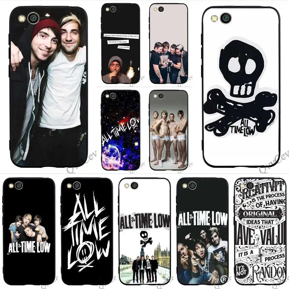 

Colorful All Time Low Phone Cover for Xiaomi Mi 8 Lite Case A2 A1 9 9se Redmi 6A 4X 4A 5 Plus 5A Prime Note 6 Pro 7 Backshell