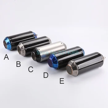 

Universal 51mm Motorcycle Modified Exhaust Pipe For R15 R3 R6 ZX6R K7 K8 K9 CBR1000RR MT07 Z750 GP Muffler Motorbike Silencer