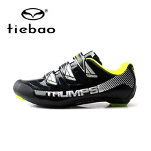 Tiebao Cycling Shoes Breathable Wear-Resistant Men Self-Locking Road Bike Bicycle Racing Athletic Shoes Sapatilha Ciclismo
